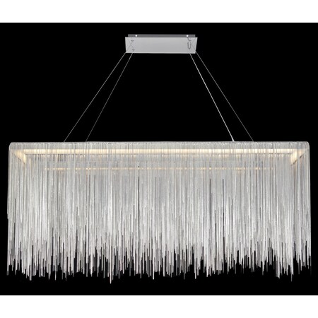 Avenue Lighting Fountain Ave. Collection Chrome Jewelry Rectangle Hanging Fixture HF1201-CH